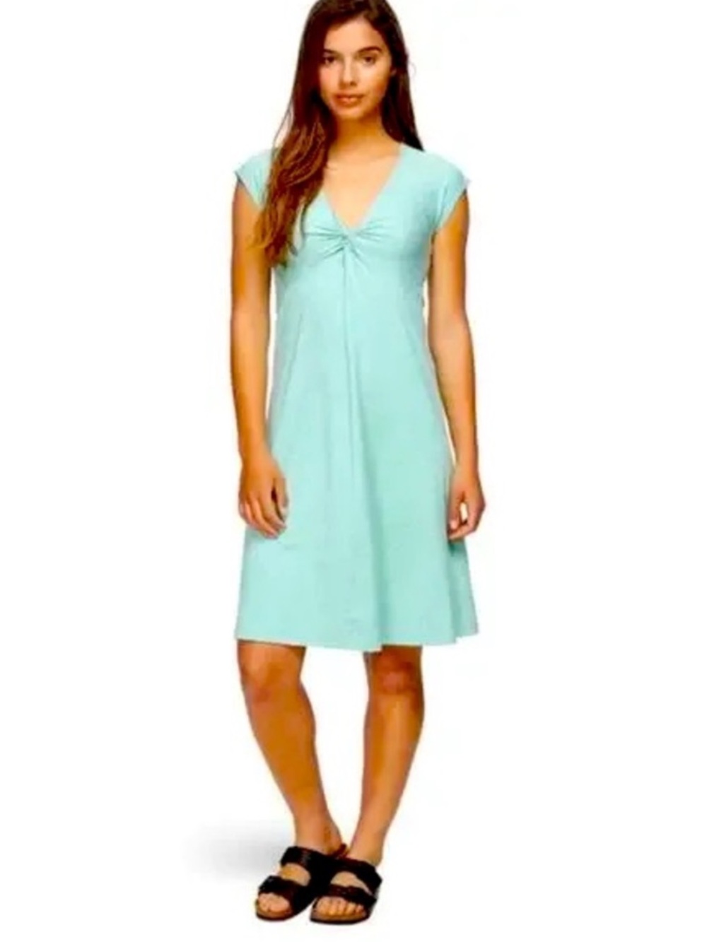 Patagonia Women’s Seabrook Bandha Twist Front Dress Green Size Medium